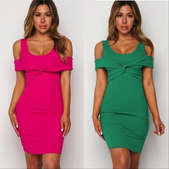 PINK OR GREEN DRESS - Picture 2 of 4